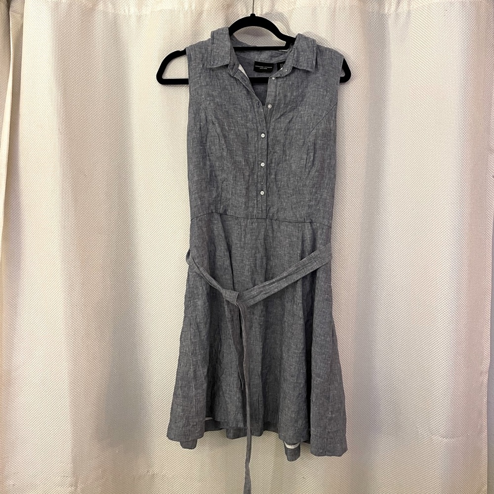 Linen Sleeveless Dress